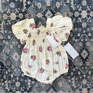 Jessica Simpson Infant Floral Bubble Romper - NEW!